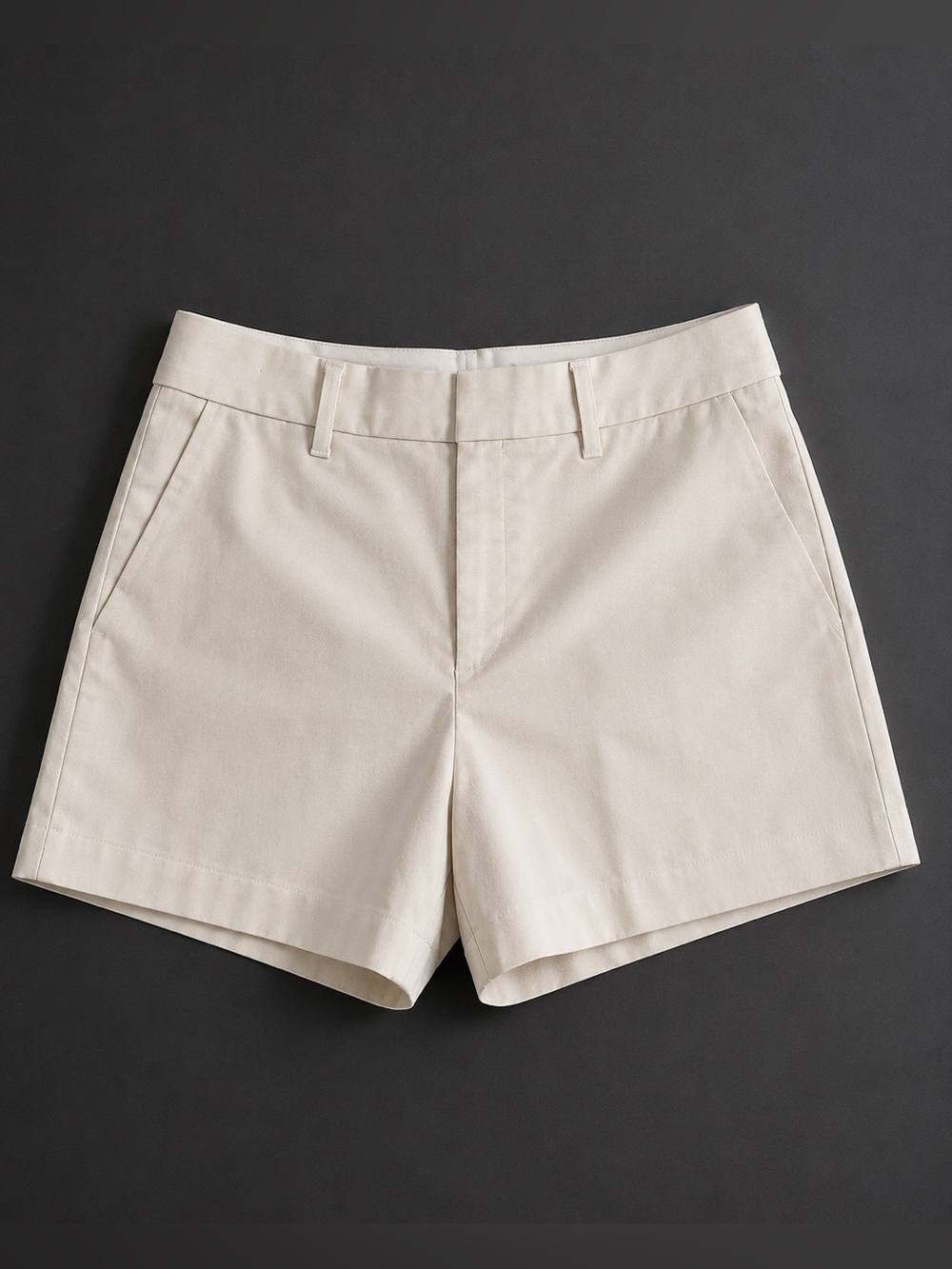 NWOT Banana Republic High-Rise Tailored Shorts – Ivory/Cream – Size 0